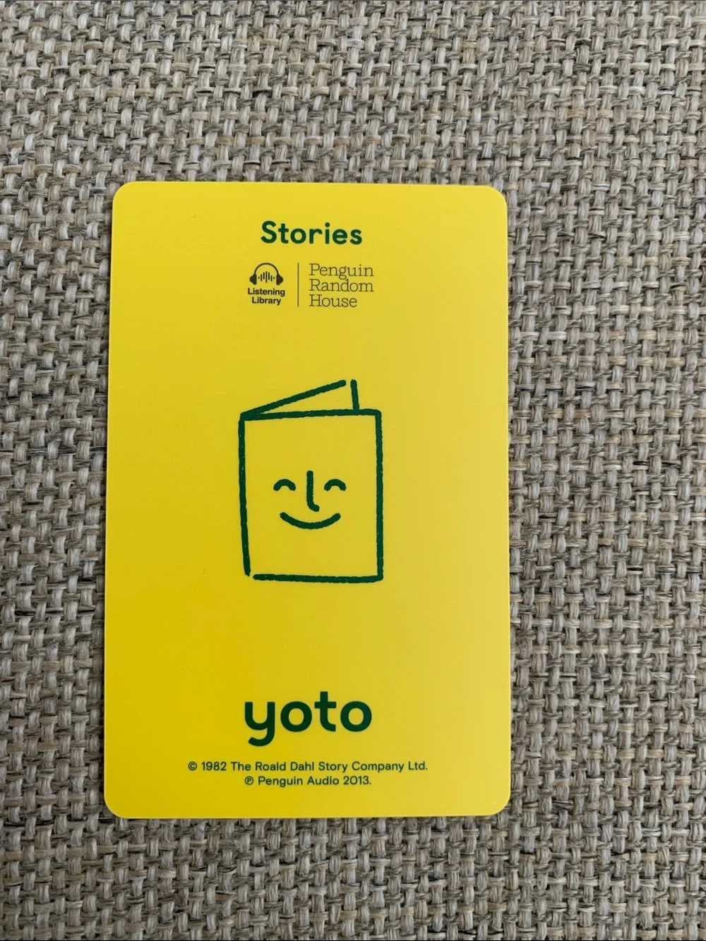 Yoto Card The BFG Roald Dahl